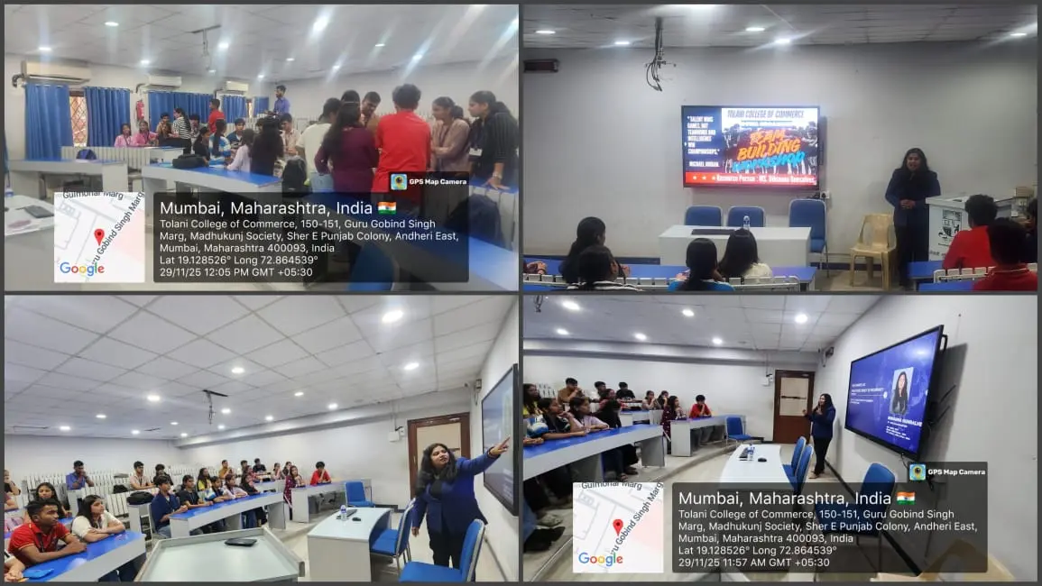 Team building workshop conducted by alumna Ms. Bibianna Gonsalves